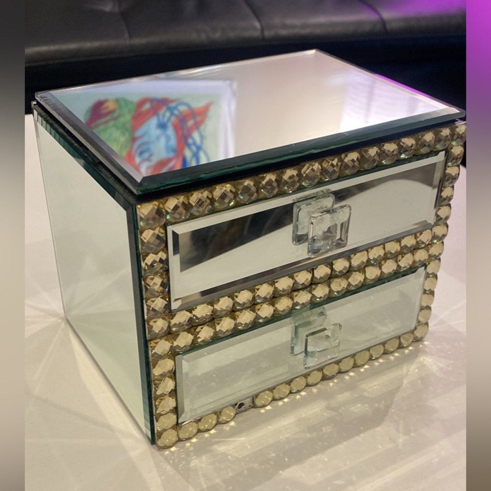 Mirrored Jewelry Box